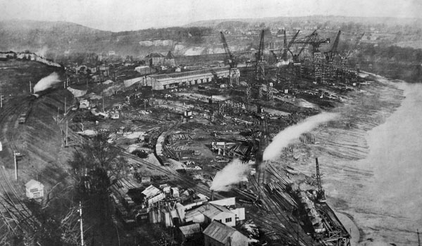 Chepstow Shipyard No.1. 1919