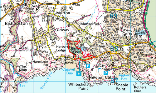Bishop's Wood Location Map