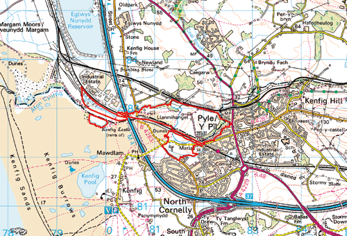 HLCA 006 Afon Cynffig a Llanmihangel: 006 River Kenfig and Llanmihangel