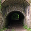 The Gilwern embankment tunnel and bridge, view to the east
